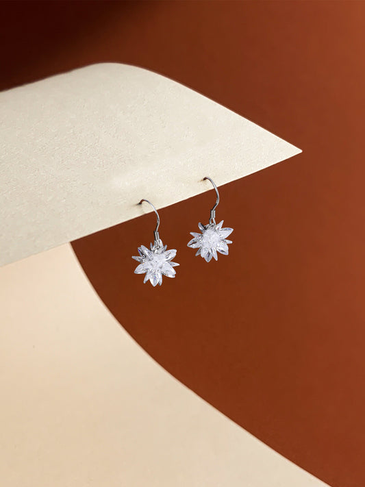 CRYSTAL BLOOM EARRING - SilverCove